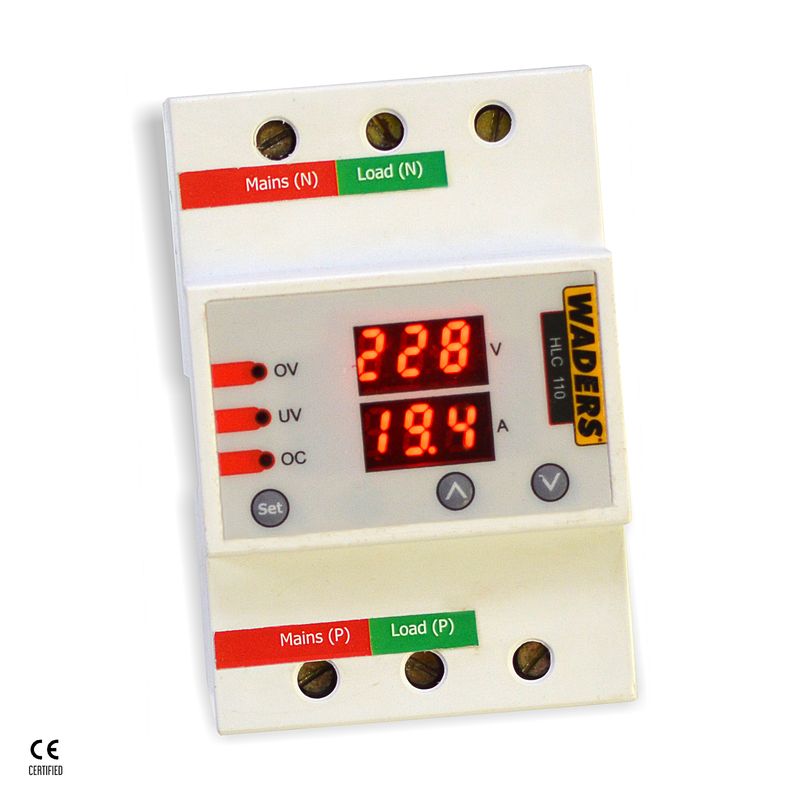 Waders Automatic Over Under Voltage & Overload Protection Device 40A 63A